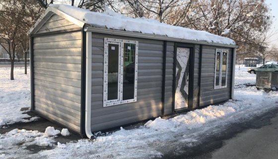 SIDING DESENLİ ÇATILI ÇELİK YAPI 